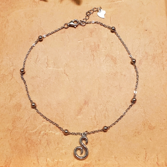 NEW Sterling "S" Anklet or Bracelet - Picture 3 of 4